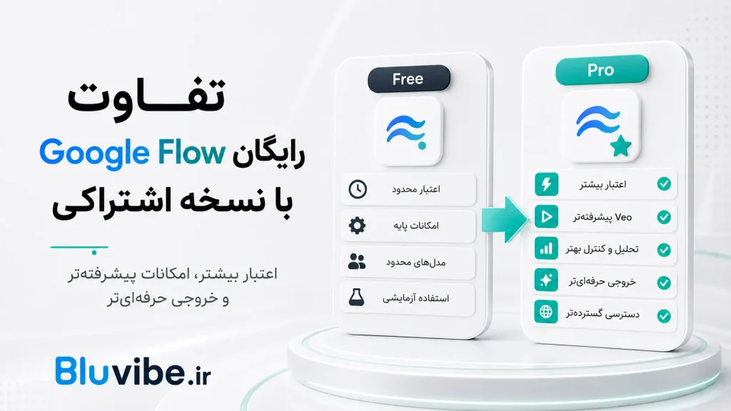 تفاوت Google Flow رایگان و نسخه پولی