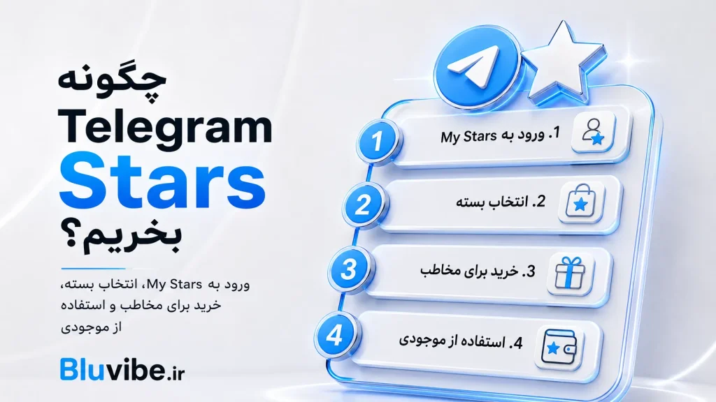 آموزش خرید و ارسال Telegram Stars برای دوستان