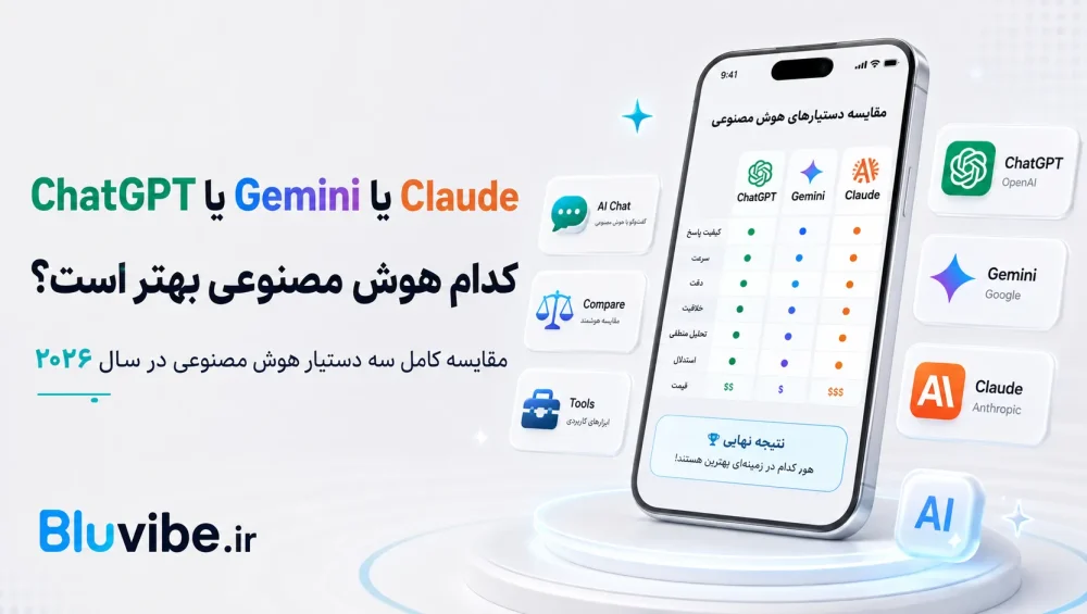 مقایسه ChatGPT Gemini و Claude و انتخاب بهترین هوش مصنوعی