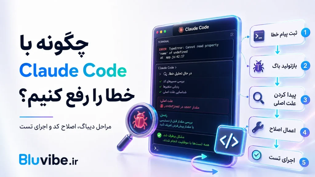 مراحل رفع خطای برنامه نویسی با Claude Code