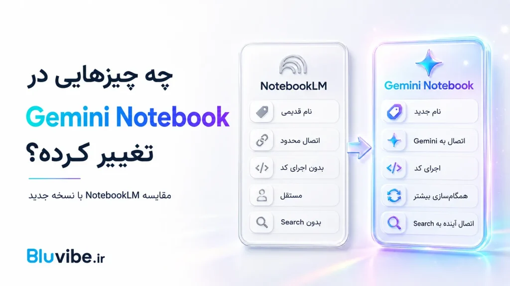 تفاوت NotebookLM قدیمی و Gemini Notebook جدید