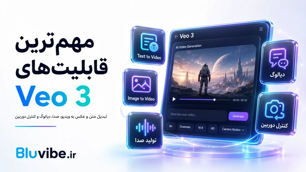 مهم‌ترین قابلیت‌های Google Veo 3 برای ساخت ویدیو