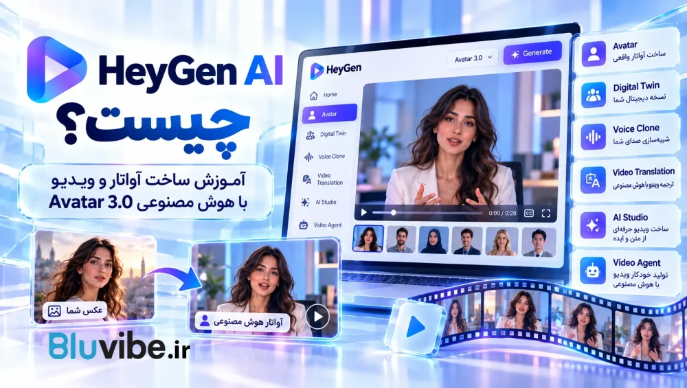 HeyGen برای ساخت آواتار و ویدیو با هوش مصنوعی Avatar 3.0